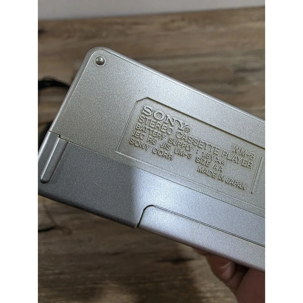Sony Walkman Stranger Things Cassette Player WM-8 Working With Headphones